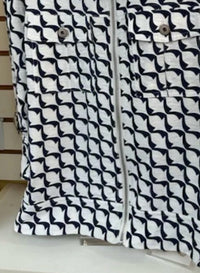 Boho Chic - Women’s Printed Utility-style Shirt Jacket