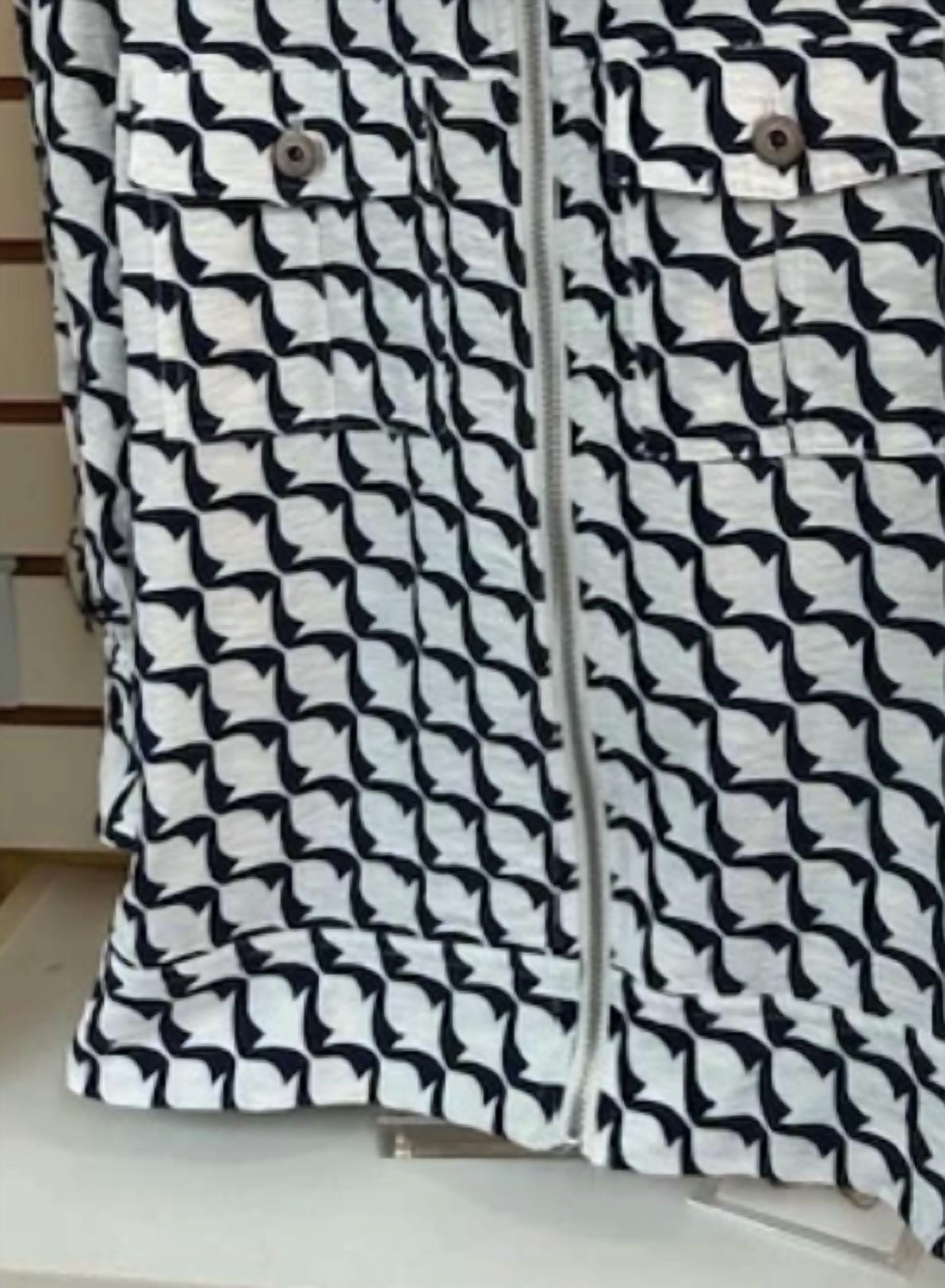 Boho Chic - Women’s Printed Utility-style Shirt Jacket