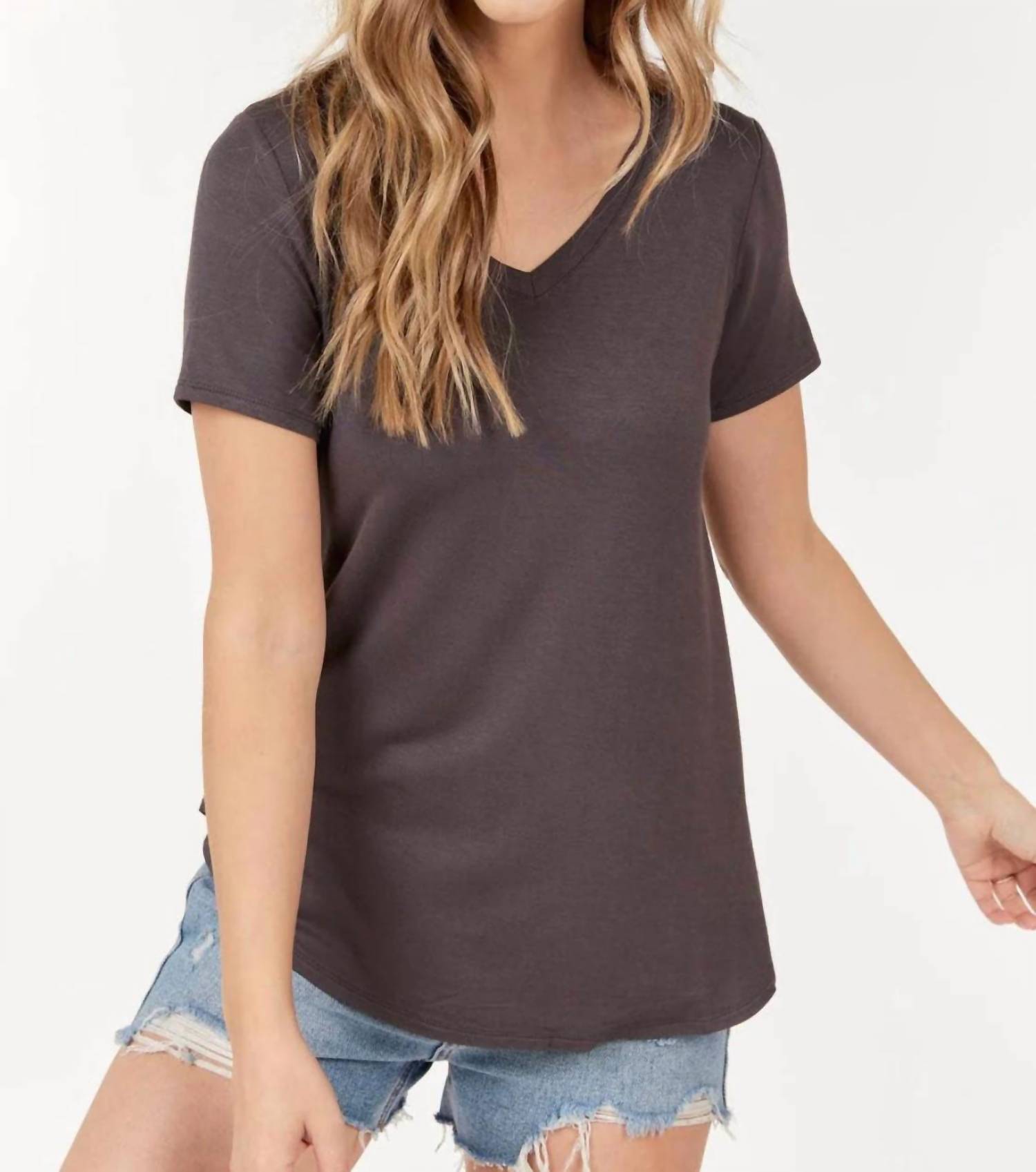 Shop Basic - Classic V Neck Tee