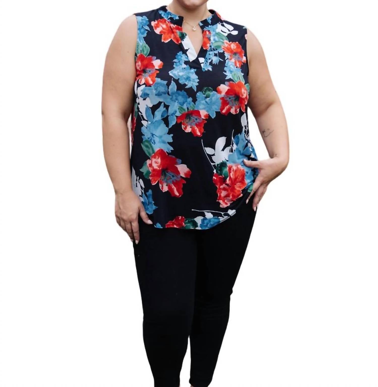 Shopin In La - A Rose By Any Other Name Sleeveless Top