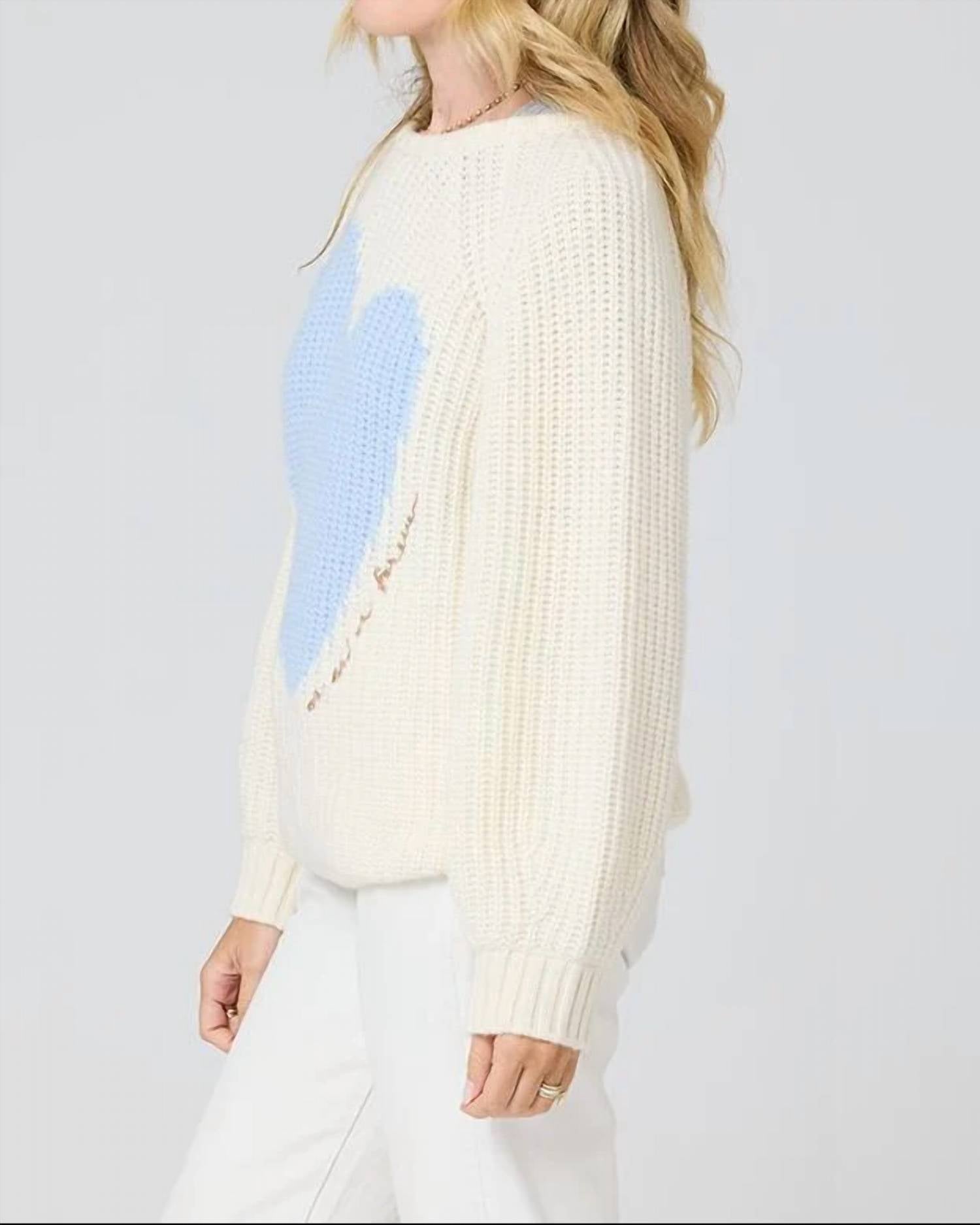 Kerri Rosenthal - Ricki Imperfect Heart Sweater