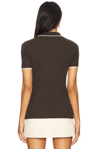 Anna Quan - Zora Button Top