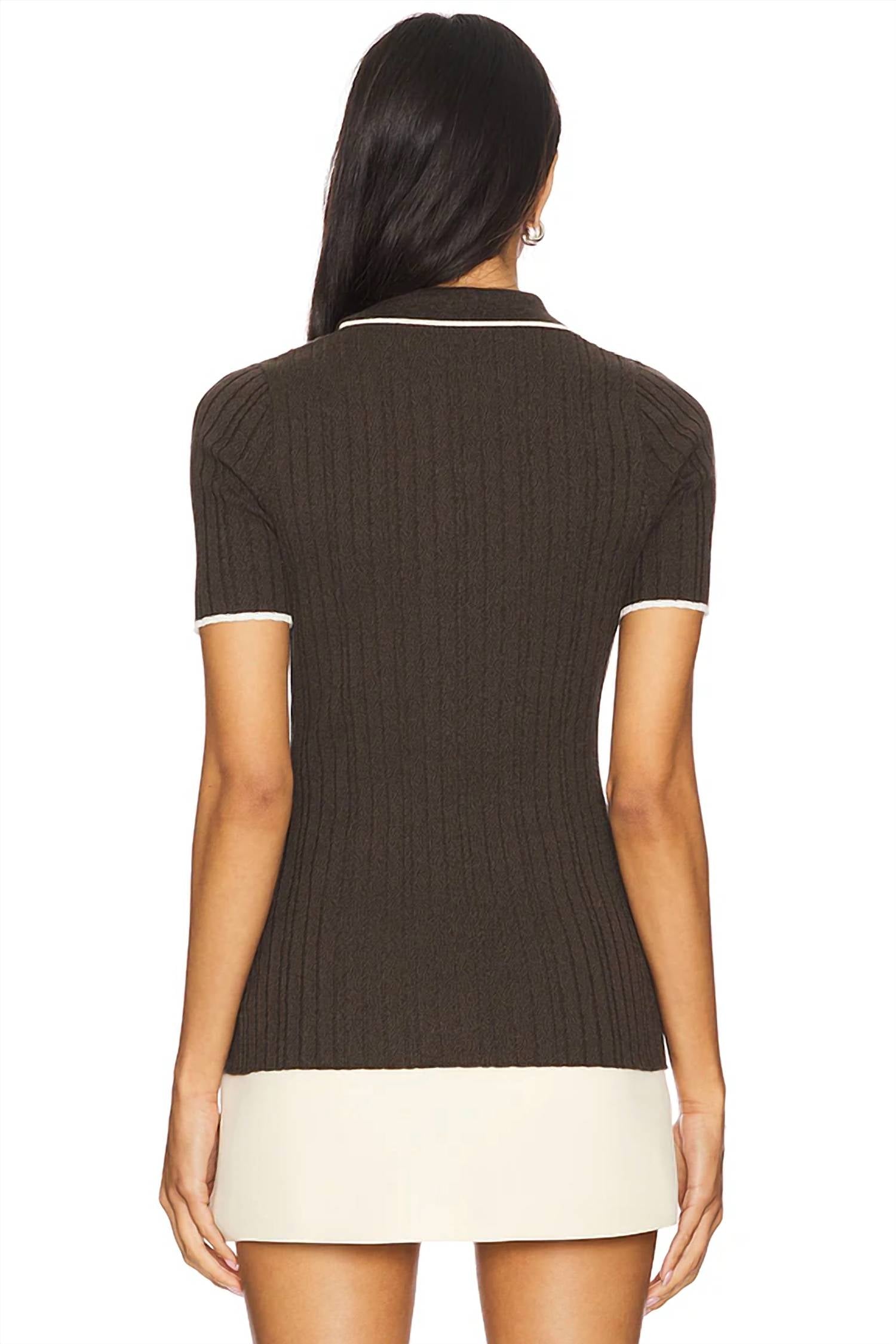 Anna Quan - Zora Button Top