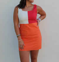 Tcec - Block Mini Dress