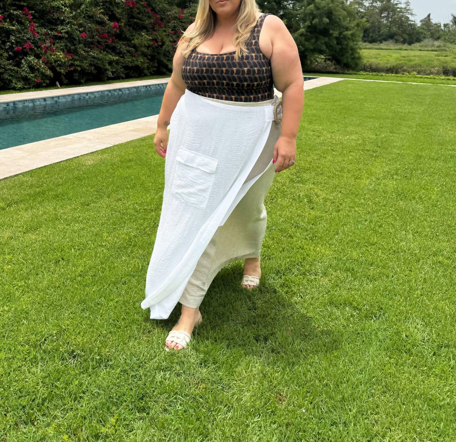 Adriana Contreras - Linen Maxi Skirt - Plus