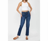 Mica Denim - Monfil Straight Leg Wedge Jeans