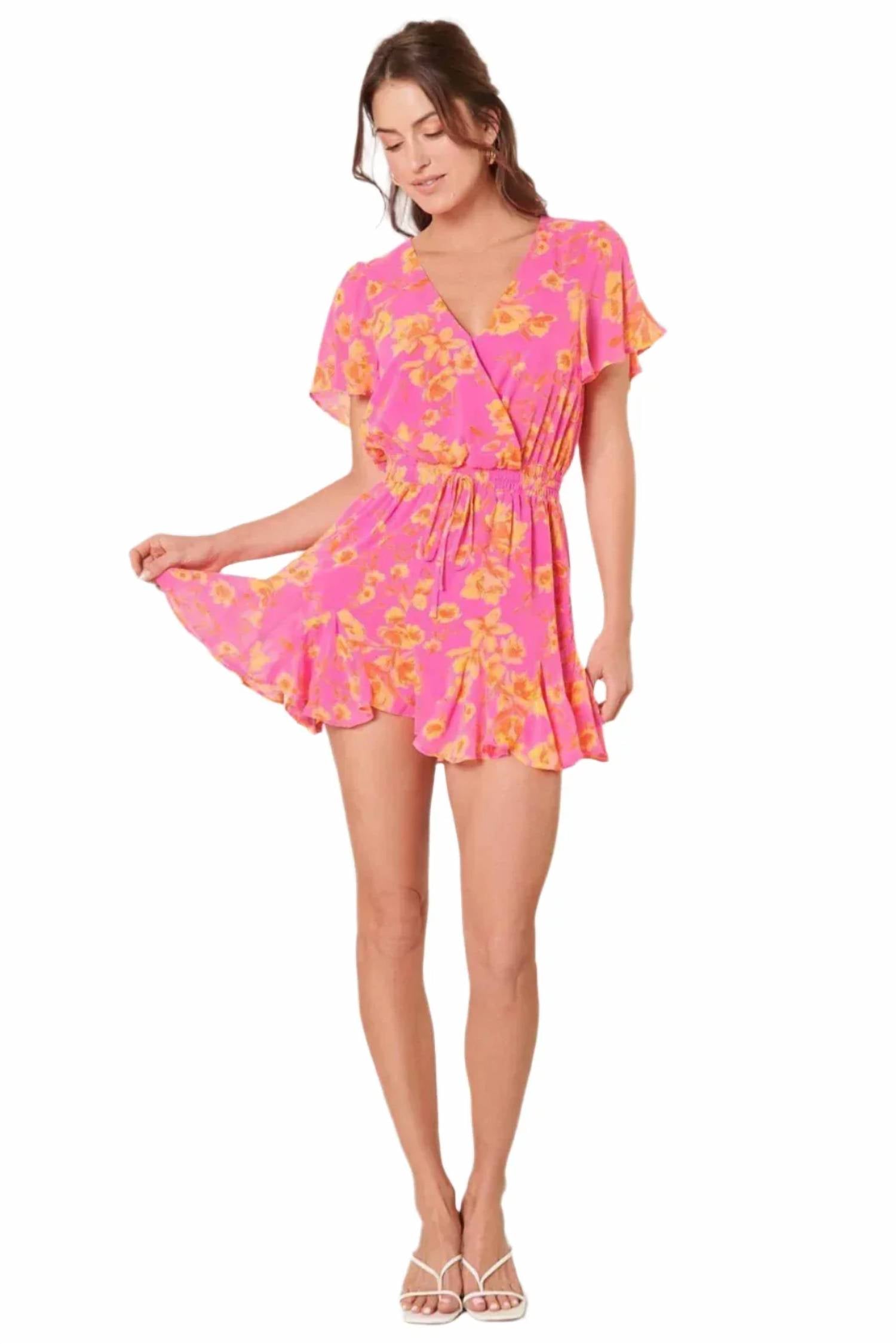 Sugarlips - Hot Rod Drawstring Romper