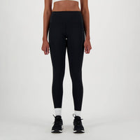 New Balance Sleek High Rise Legging - 27" in black - women's pants