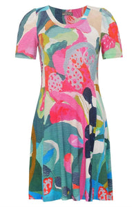 Dolcezza - Abstract Brush Stroke Mini Dress