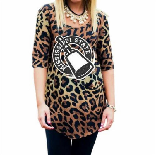 Gameday Couture - Mississippi State University Logo Tunic