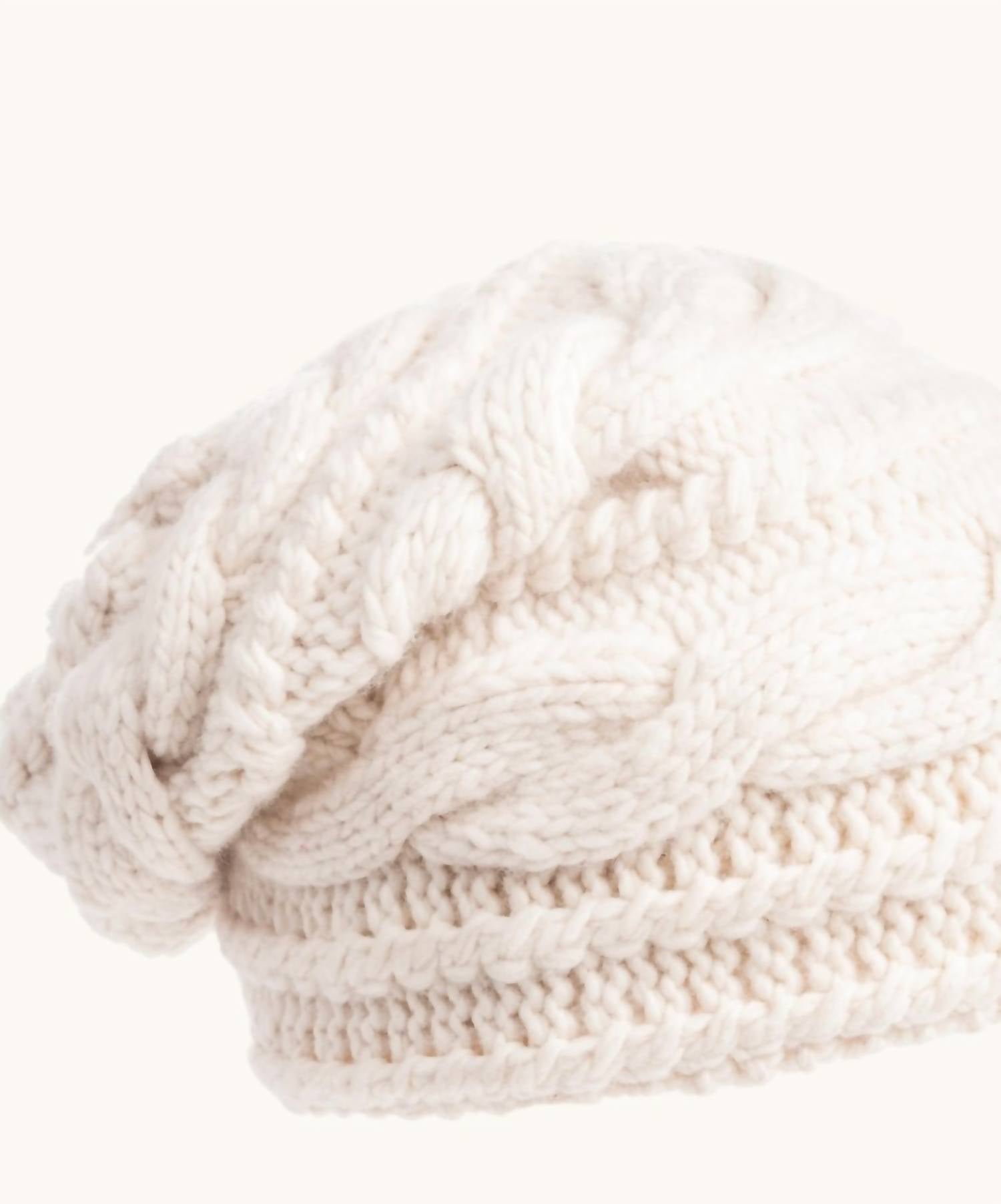 Nirvanna Designs - Women's Cable Slouch Hat