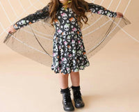 Posh Peanut - Kelly Skelly Glow In The Dark Twirl Dress