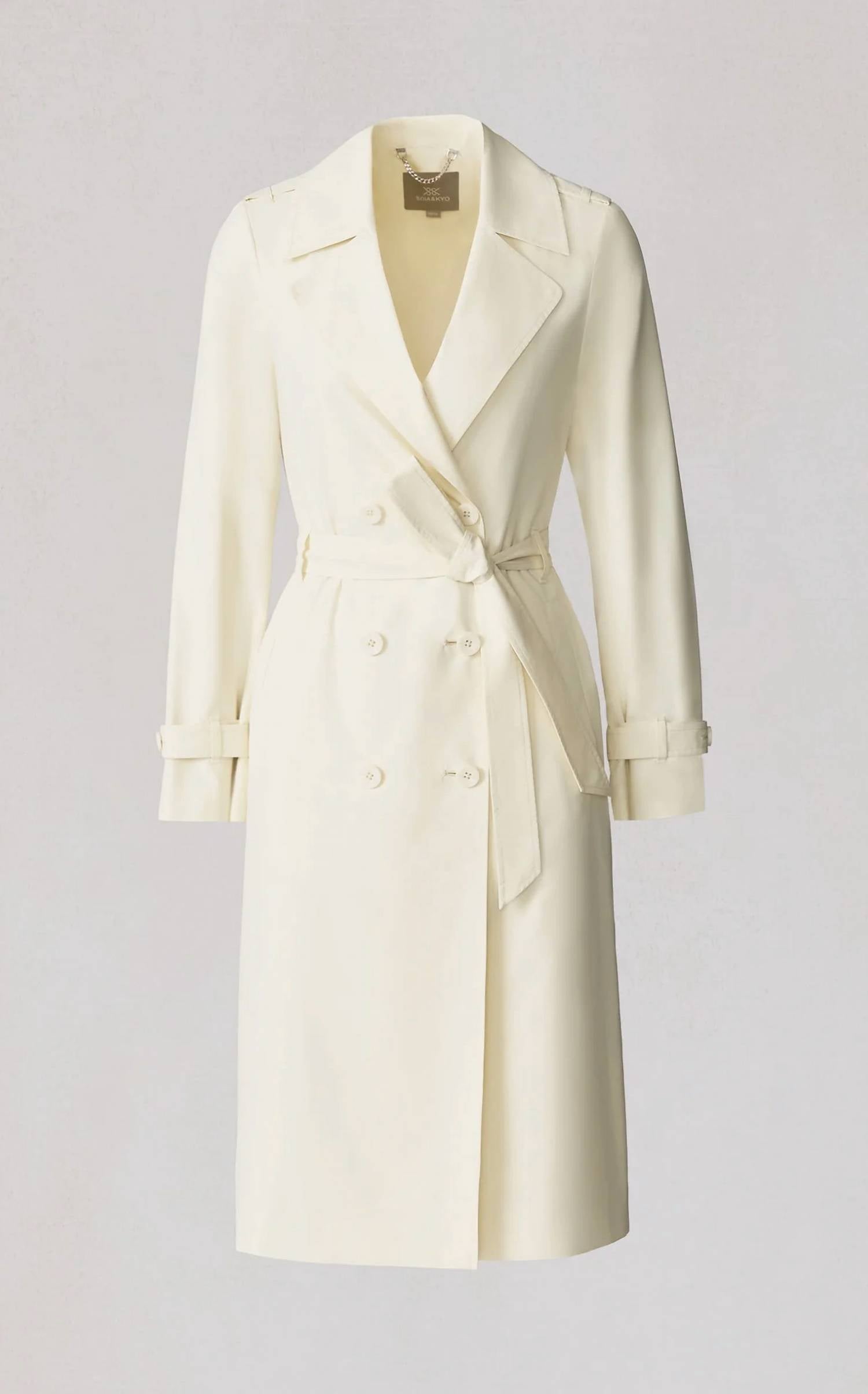 Soia&Kyo - Blaire Double-breasted Trench Coat