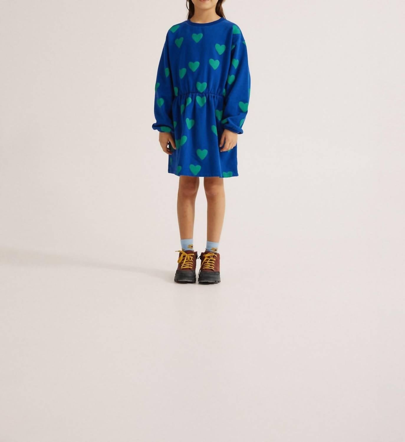 The Campamento - Hearts Long Sleeves Dress