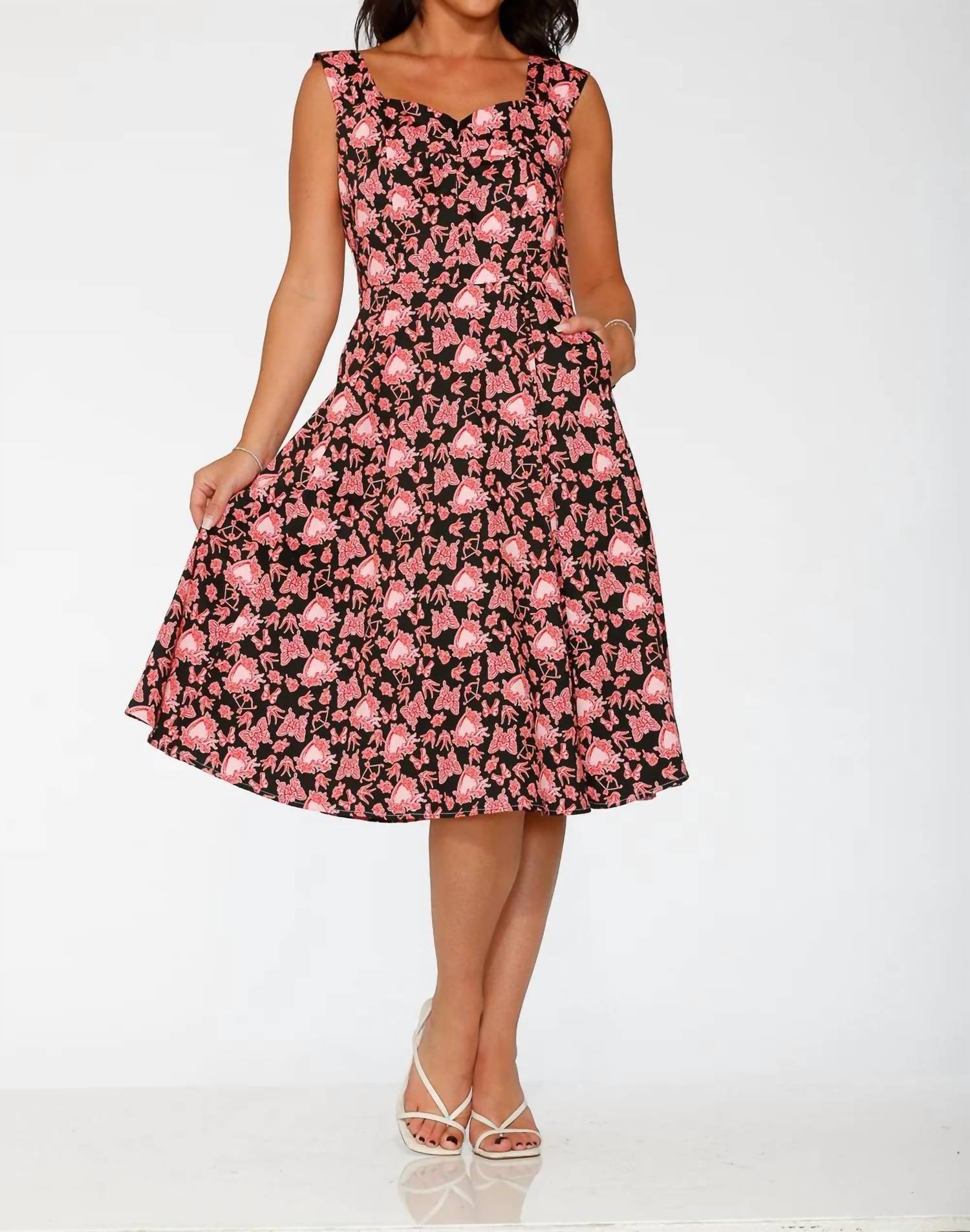 Orchid Bloom - Heart Angel Swing Dress