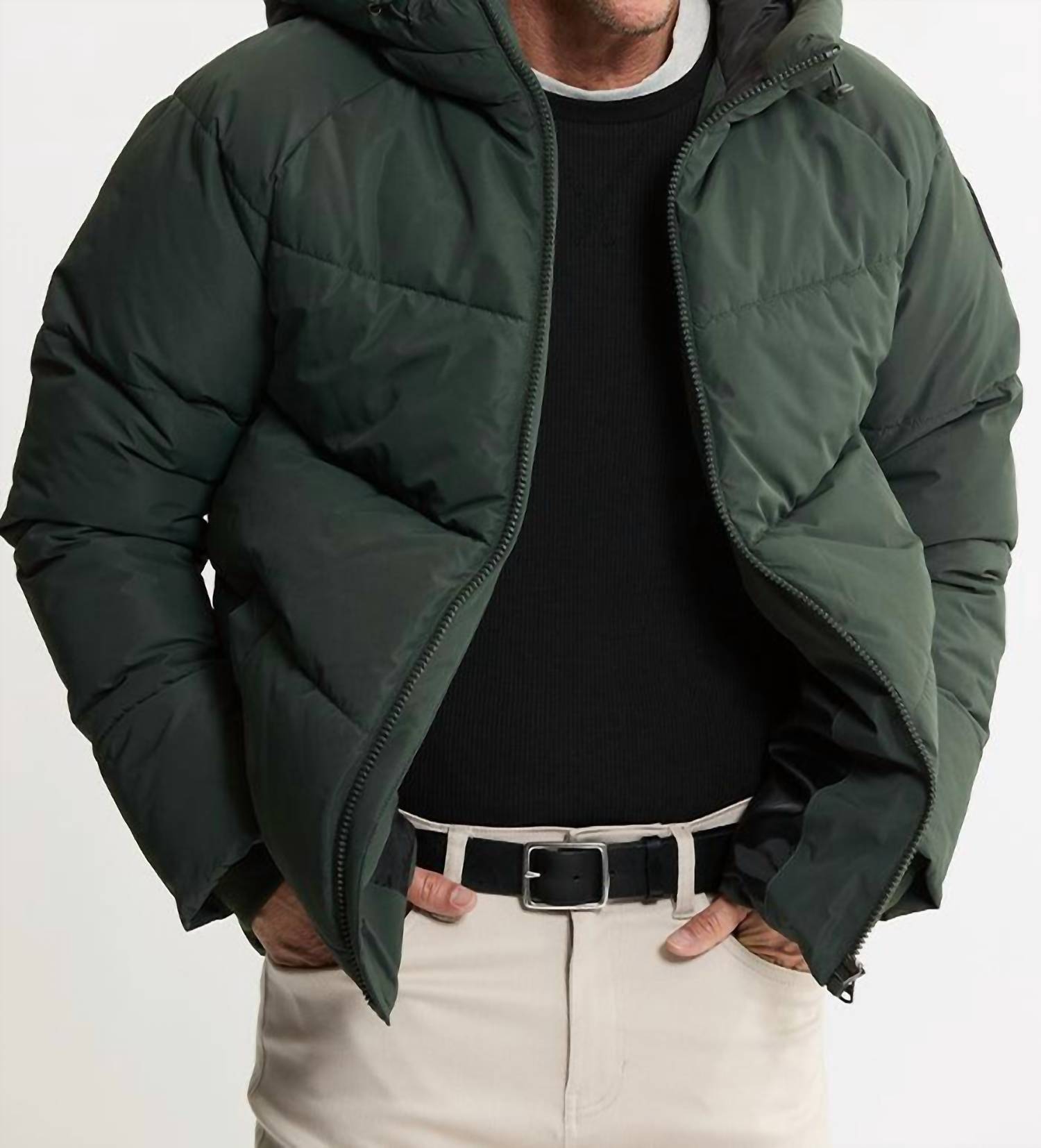 Jachs New York - Quilted Hooded Long Sleeve Puffer Jacket