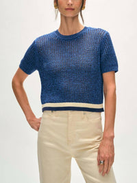 White + Warren - Organic Cotton Mesh T-shirt