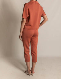 Before You Lana Ankle Pant in dusty rose - women's pants - detail view
