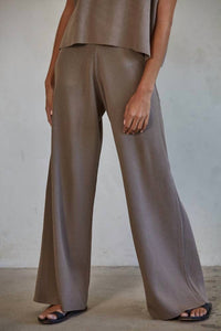 By Together - Ribbed Wide Leg Pants