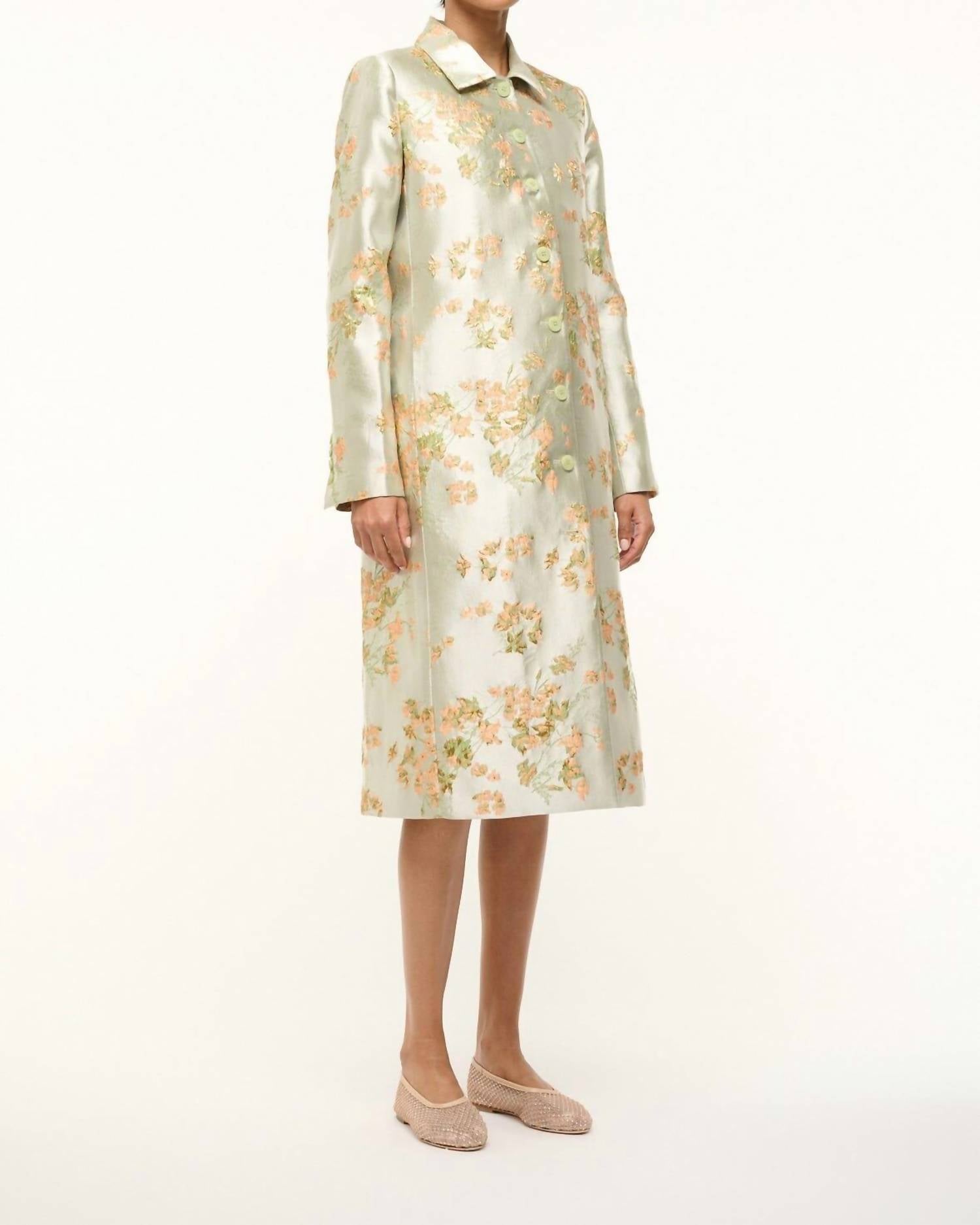 Staud - Antoinette Metallic Coat