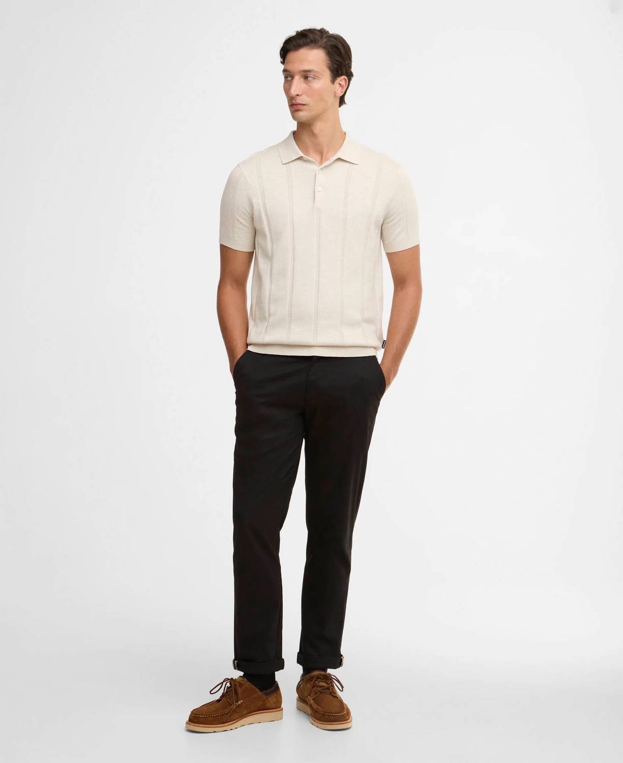Barbour - wellburn knitted polo