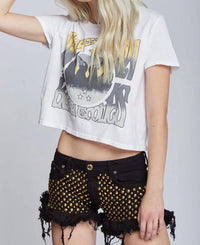 The Black Crowes High As The Moon Crop Tee