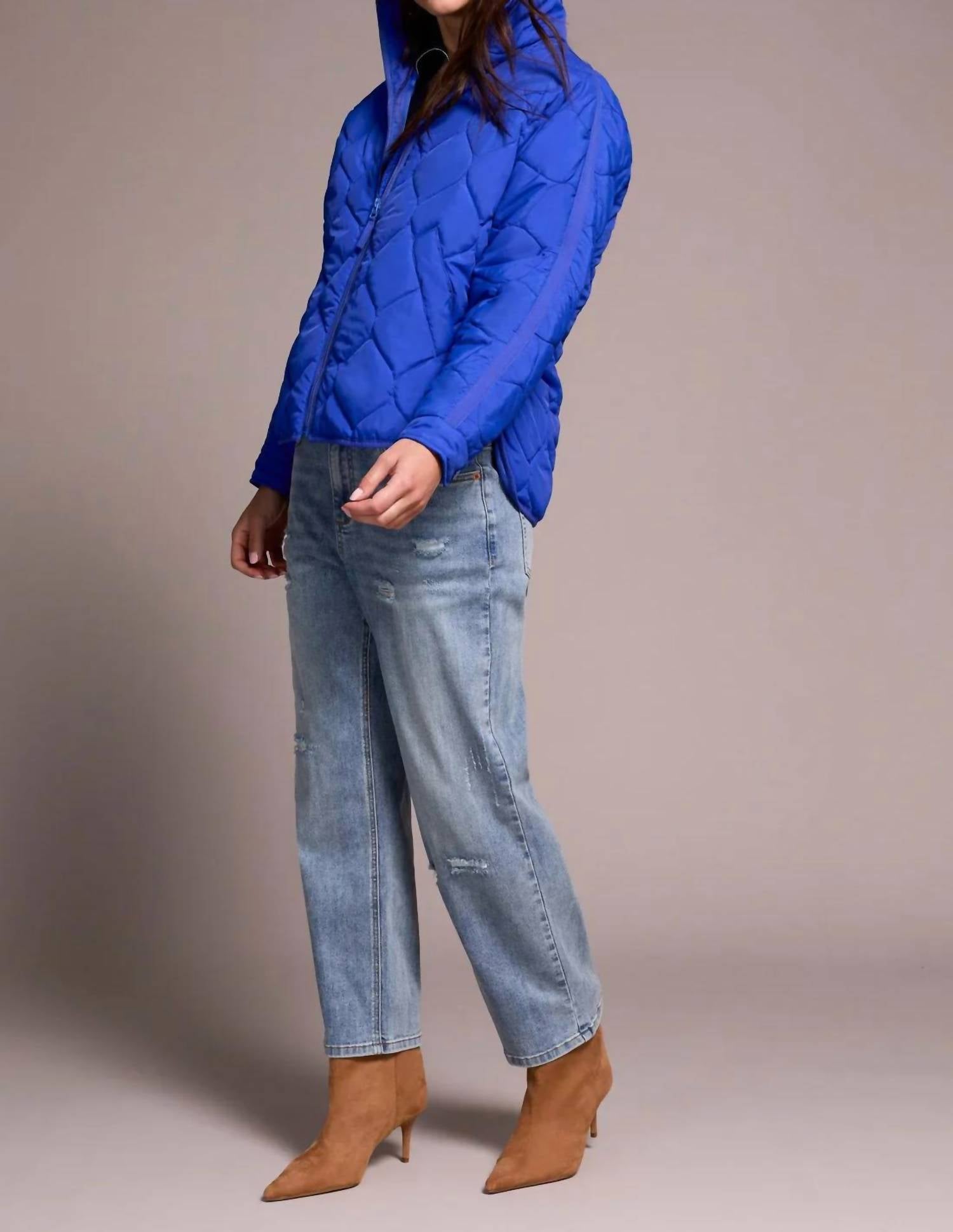 Tribal - Larkyn Lightweight Drop Shoulder Quilted Puffer Jacket