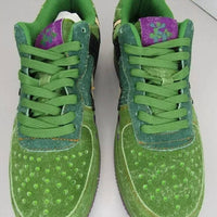 LoveKills Men's Purgers Fashion Skate Suede Sneakers in green purple - men's sneaker - view 5