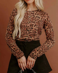 Olivaceous - Leopard Cardigan