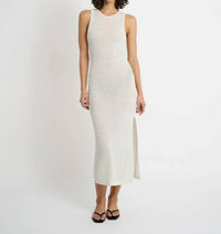 Onia - Linen Knit Scoop Back Maxi Dress