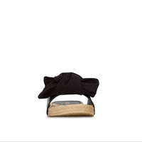 Andrea Women's Bow Knot Sandal in black - women's sandal - alternate view