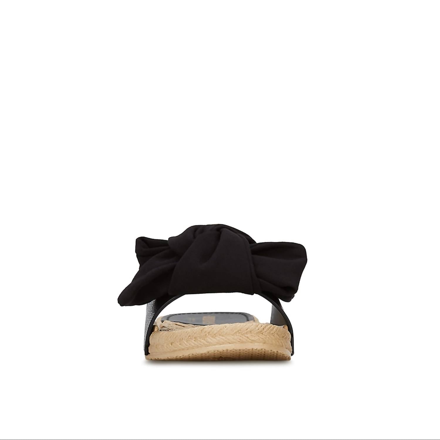 Andrea Women's Bow Knot Sandal in black - women's sandal - alternate view