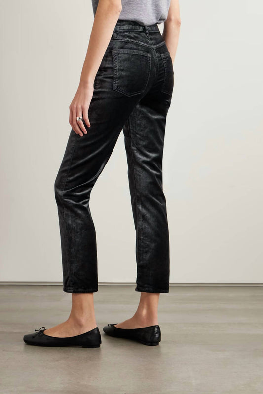 Frame - Women's Le Sleek Straight Velveteen Pants