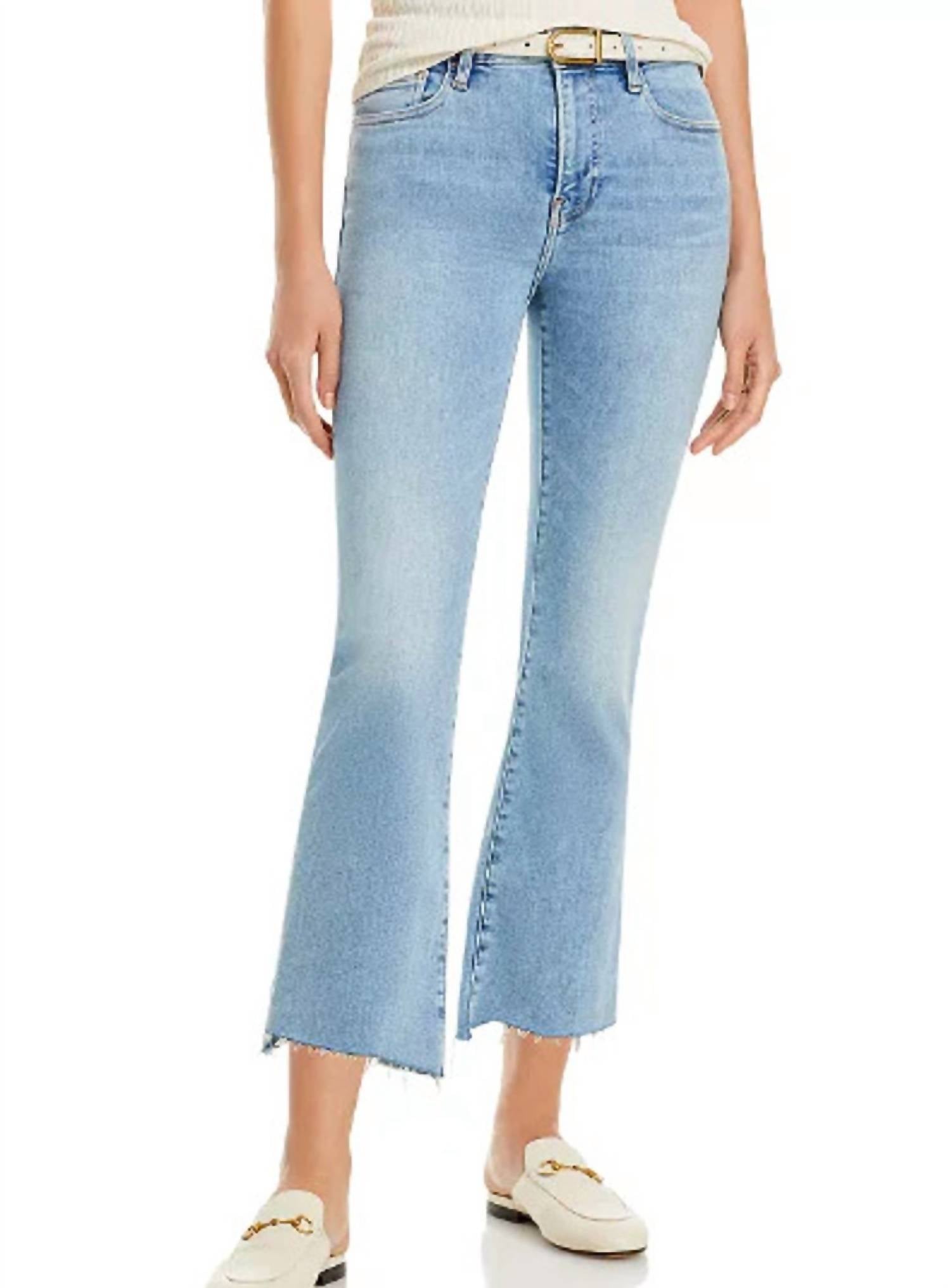 Frame - Le Crop Mini Boot Step Fray Jeans