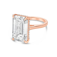 Diana M Jewels - Women's Emerald & Round Lab-Grown Diamond Fashion Ring (5.00 Ct) - Statement