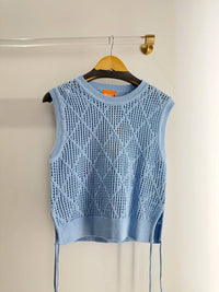 Brodie Cashmere - Detailed Diamond Vest
