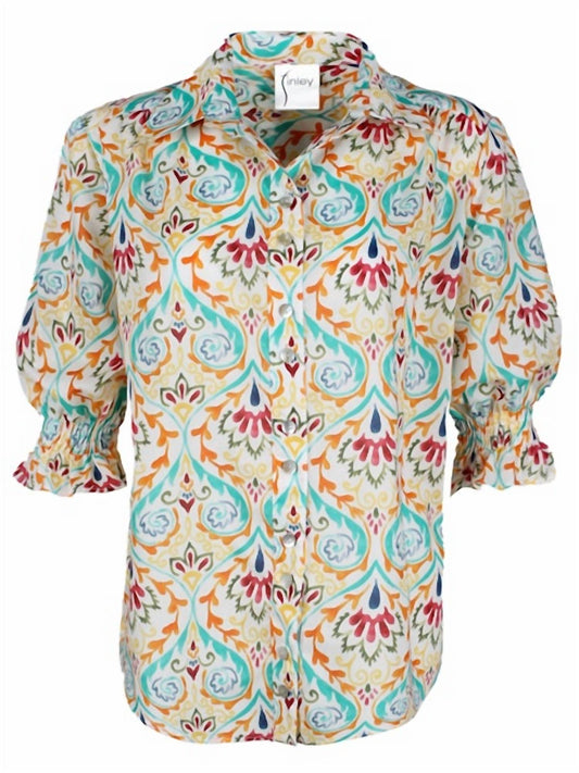 Finley - Women's Provencial Print Serena Shirt