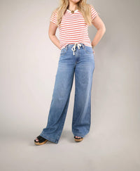 Pistola - Women's Jadyn Draw Cord Palazzo Jeans
