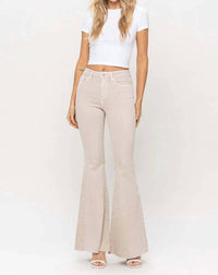 Vervet By Flying Monkey - Bella High Rise Super Flare Comfort Stretch Denim Pants