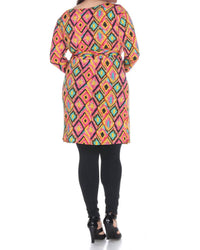 White Mark - Wrap Dress - Plus
