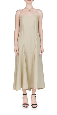 CIAO LUCIA Rosalba Dress in sand - women's dress