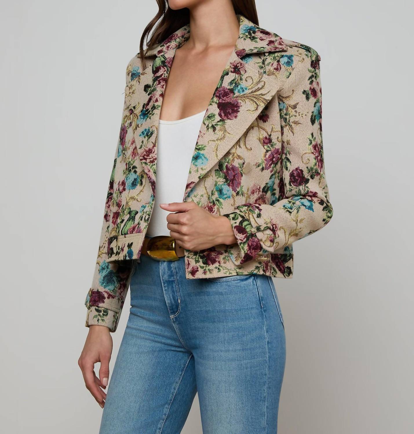 L'Agence - Xoey Cropped Trench Coat