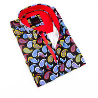 Eight X - Men's Paisley Print Button Down Shirt