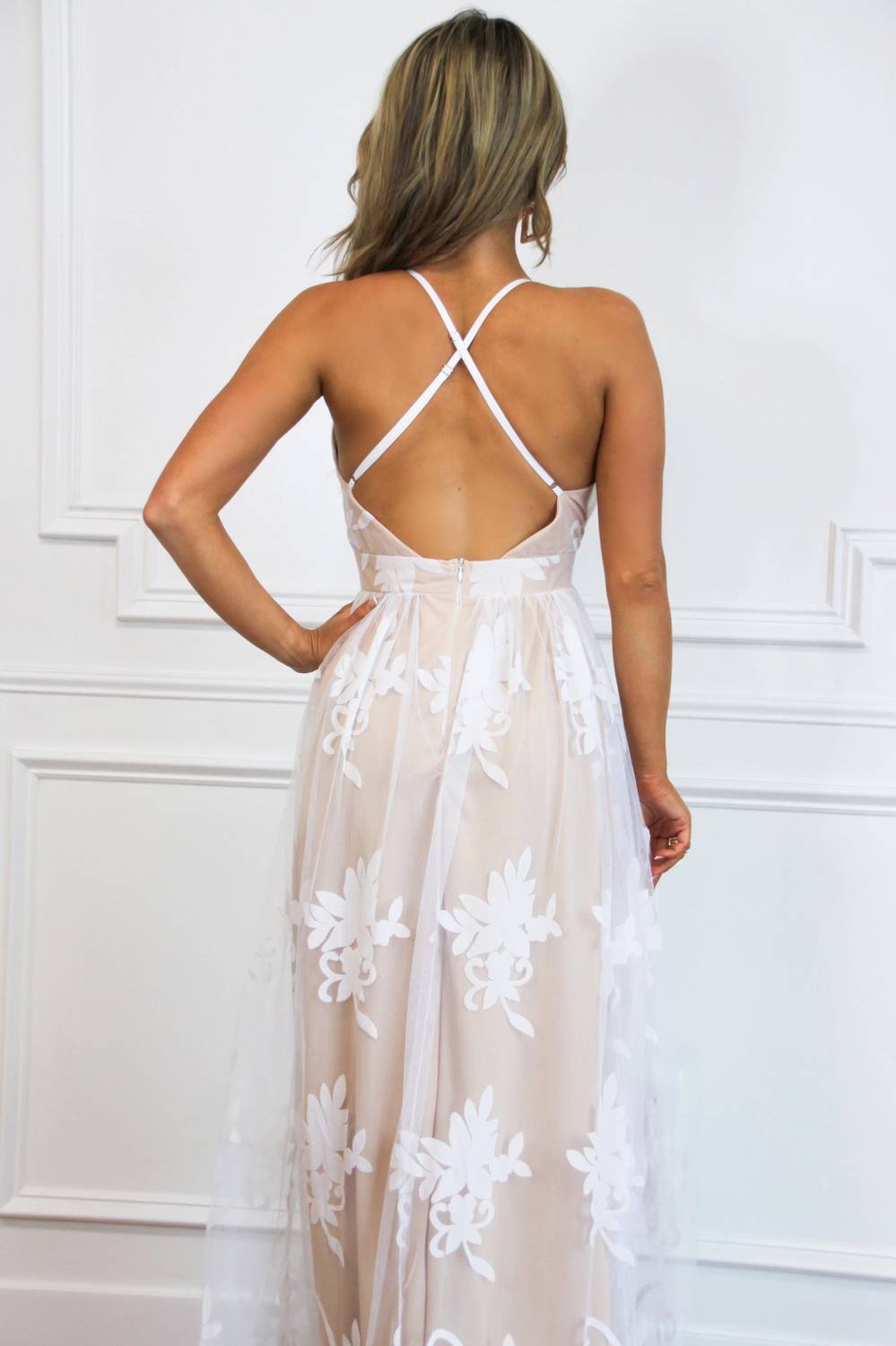 Luxxel - Here Comes The Bride Maxi Dress