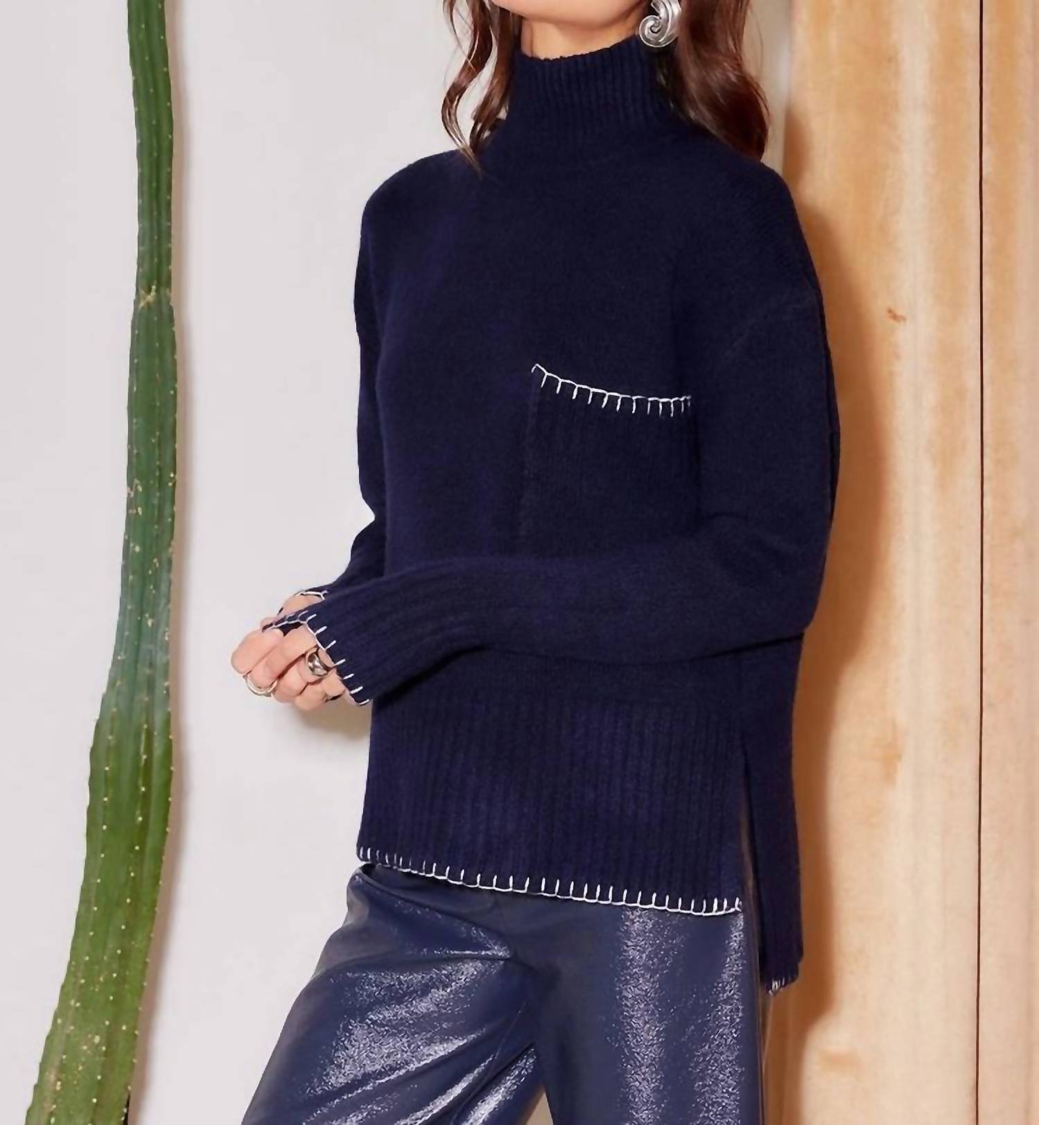 Fifteen Twenty - Sylvie Edge Stitch Sweater