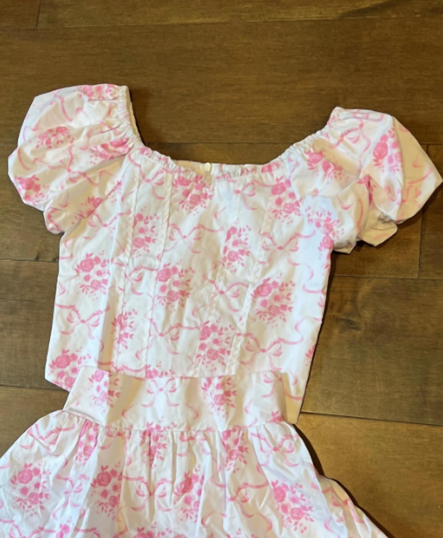 Flowers By Zoe - Girl's Toile Top