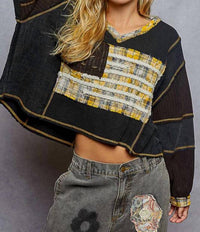 Pol - Modern Patriot Long Sleeve Top