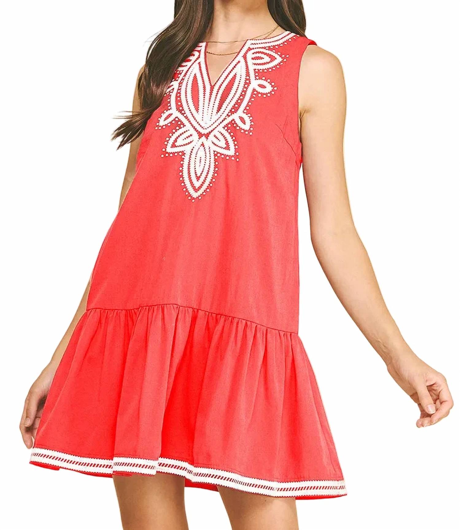 Pinch - Amara Embroidered Mini Dress