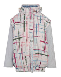 Alexandra Bueno Women's Manati Jacket in white multi - women's jacket