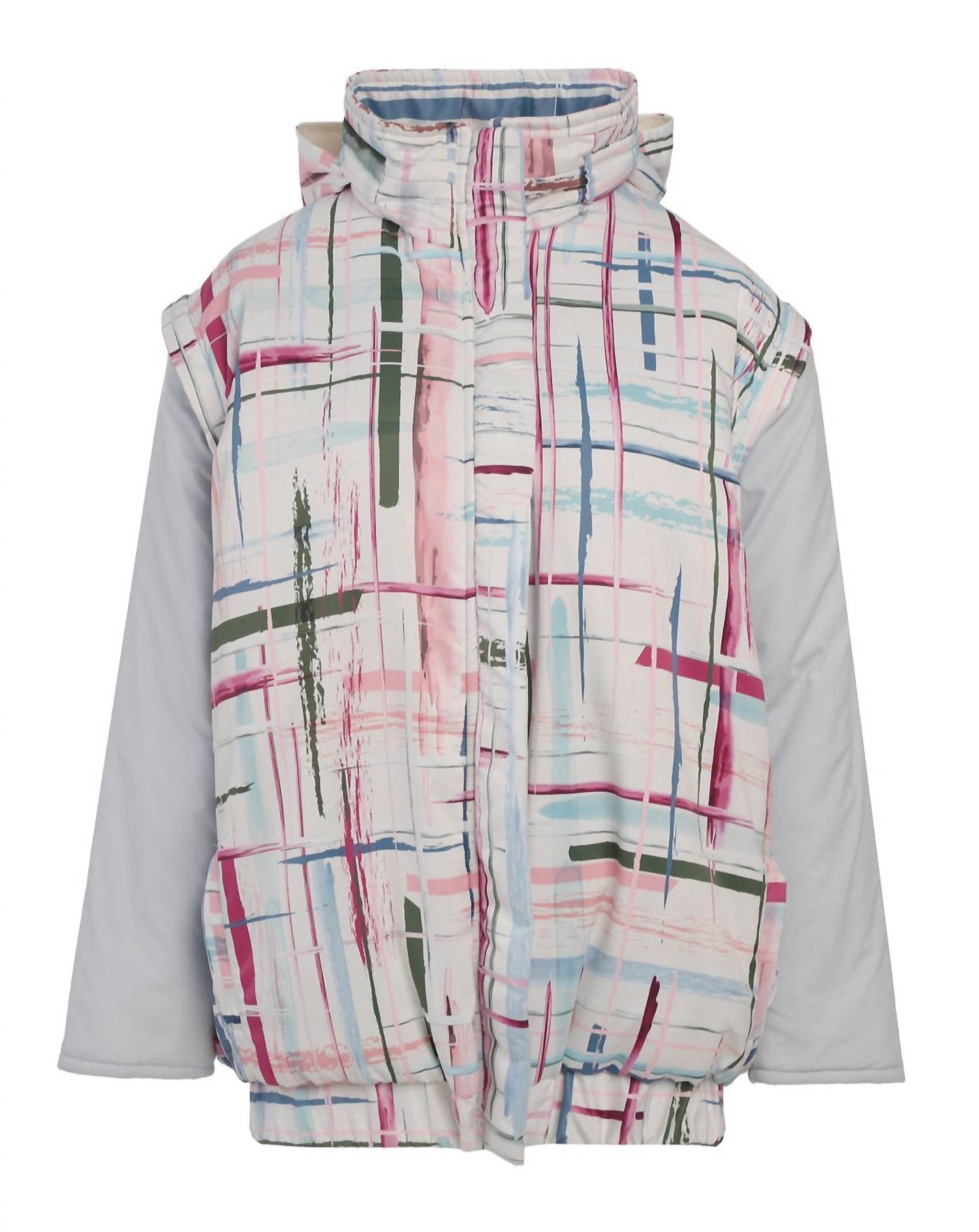 Alexandra Bueno Women's Manati Jacket in white multi - women's jacket
